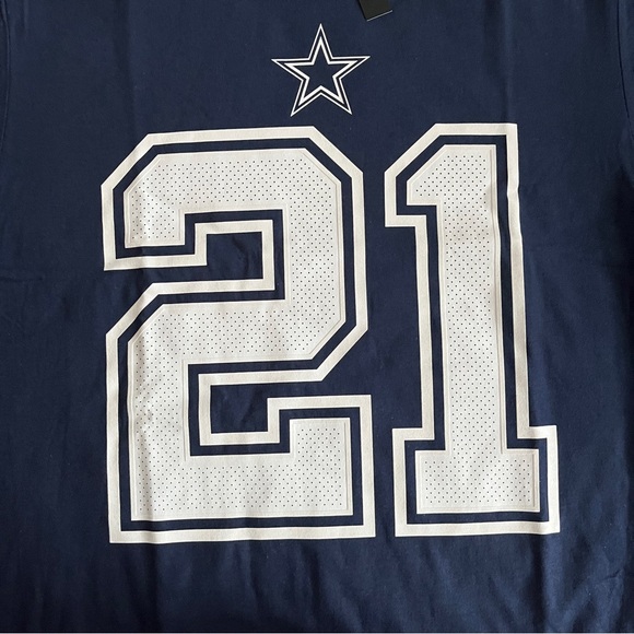 Nike Tee Adult S T-Shirt Ezekiel Elliot 21 Dallas Cowboys Football NWT - Picture 4 of 6